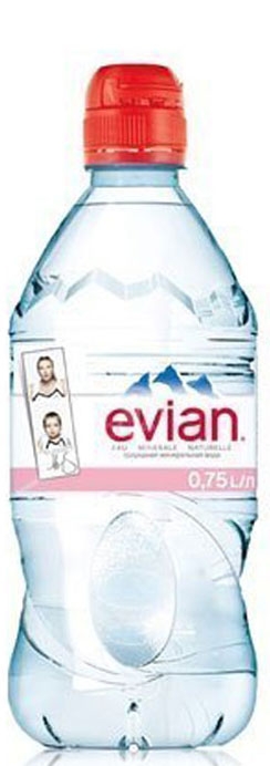 Evian Sport (Эвиан) 0.75л б/г пэт