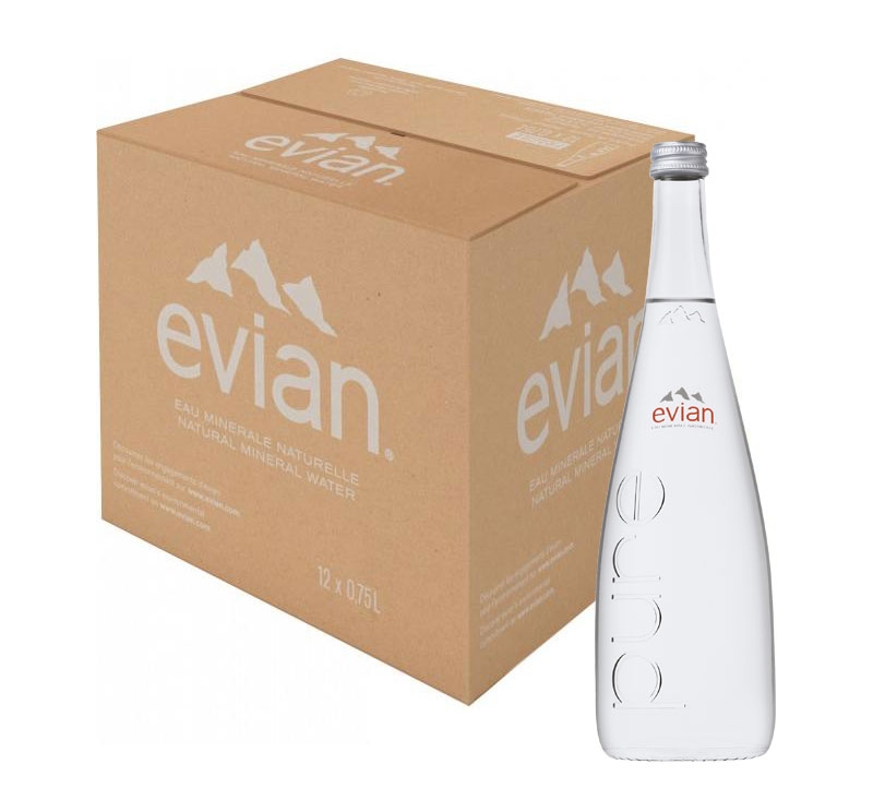 Evian (Эвиан) 0.75л б/г стекло