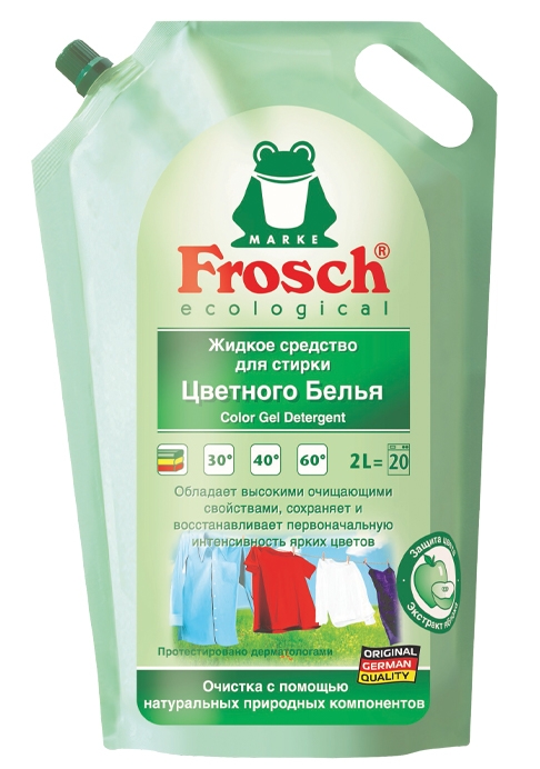 Жидкое средство для стирки цветного белья Frosch (