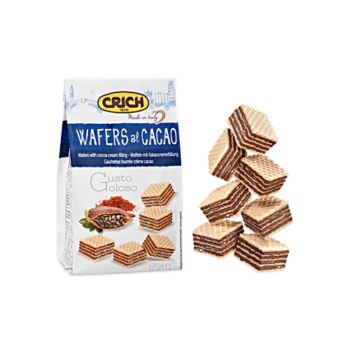 Вафли с какао-кремовой начинкой