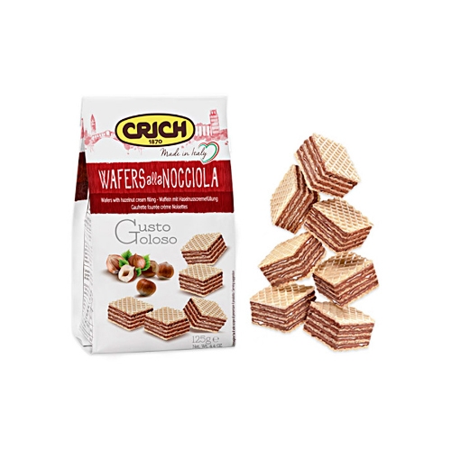 Вафли с орехово-кремовой начинкой