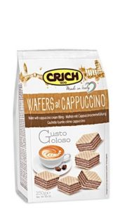 Вафли с кремовой начинкой капучино