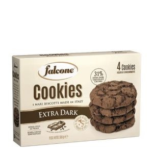 Печенье Falcone Cookies сахарное с темным шоколадом 200г