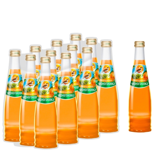 Лимонад Черноголовка – “Мандарин” 0.33л