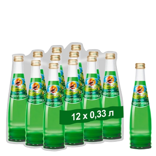 Лимонад Черноголовка – “Тархун” 0.33л стекло