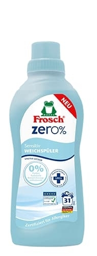 Концентр. ополаскиватель для белья Frosch ZERO 0% 0.75л