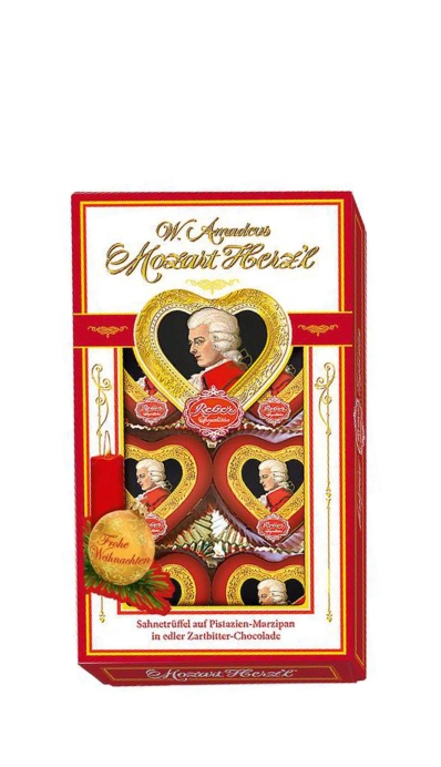 Шоколадные сердечки гор.шок. Reber Constanze Mozart Heart 80г