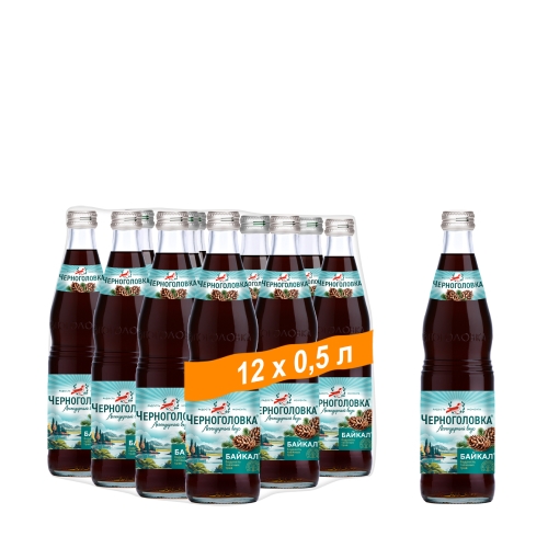 Лимонад Черноголовка – “Байкал” 0.5л стекло