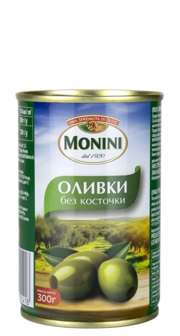 Оливки без косточки Monini (Монини) 300г