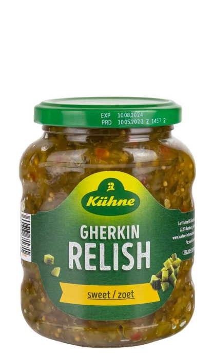 Соус Релиш с огурцами в сиропе Kuhne 350г