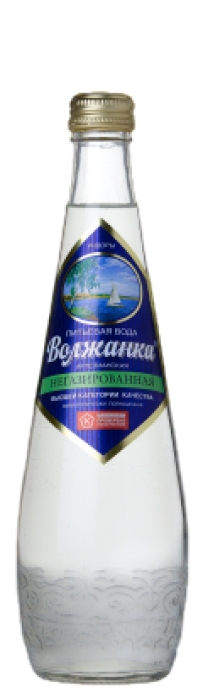 Питьевая вода «Волжанка» 0.5л б/г стекло