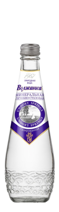 Минеральная вода «Волжанка» 0.33л газ. стекло