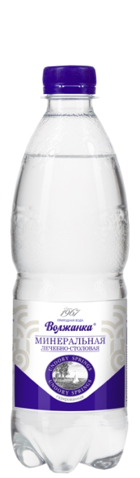 Минеральная вода «Волжанка» 0.5л газ. пэт