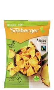Ананас сушеный кусочки без сахара Seeberger 100г