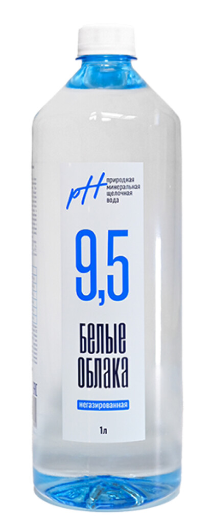Белые облака (щелочная вода) 1л б/г пэт